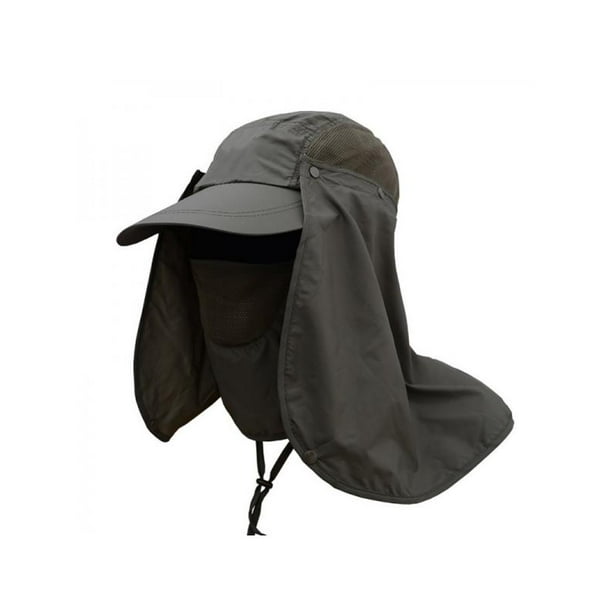 Hiking Fishing Hat Outdoor Sport Sun Protection Neck Face Flap Cap Wide Brim Hot 